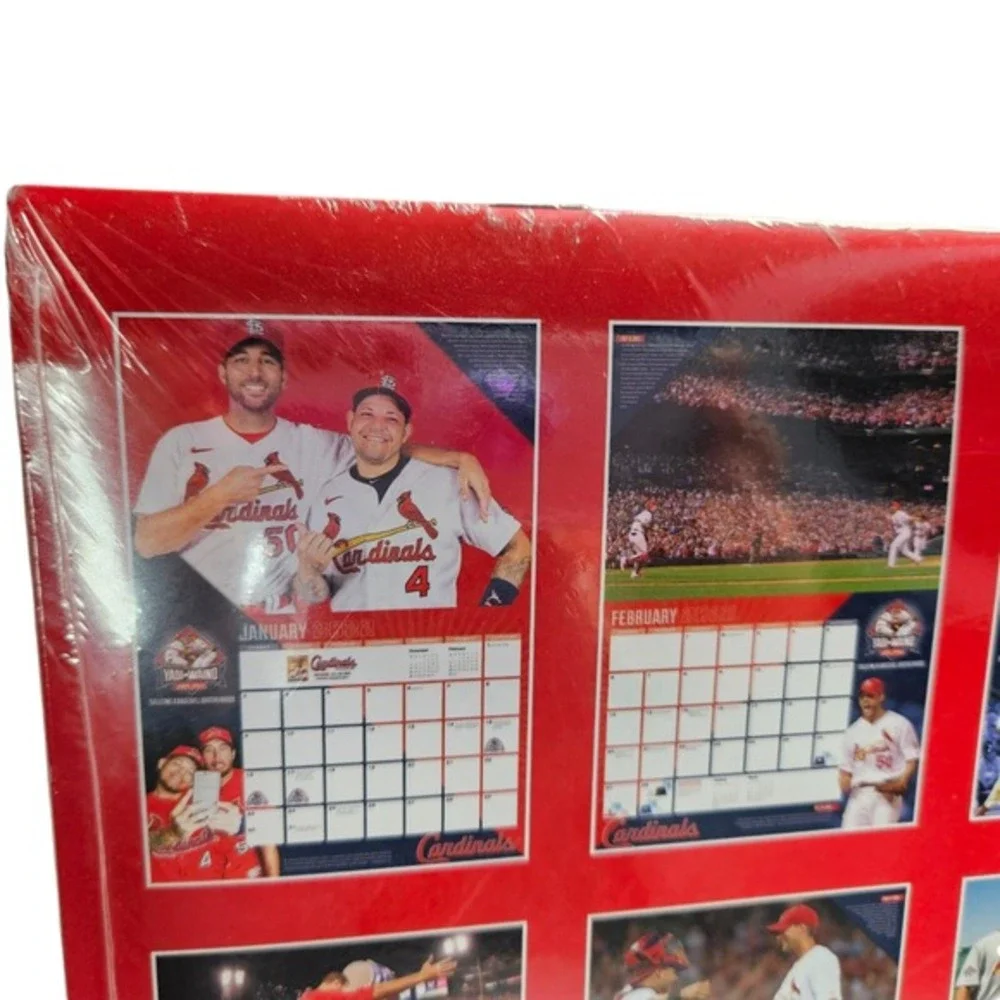 St Louis‎ Cardinals 2022 Baseball Calendar Molina Wainwright Record Breaking New
